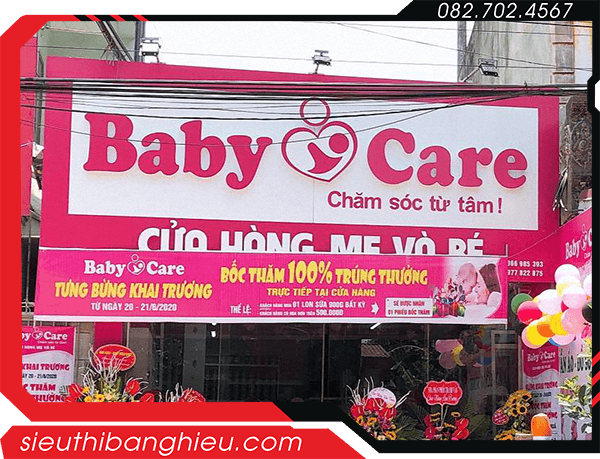 Bảng Hiệu Shop Mẹ Và Bé