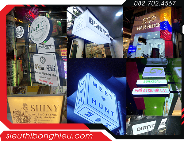 Hộp Đèn Quảng Cáo Mica, Tròn, Vuông, Chữ Nhật – Giá Rẻ 2025